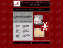 Tablet Screenshot of accuratedie.com